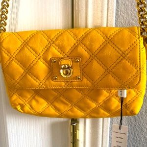 Marc Jacobs The Single Quilted Crossbody Bag $575 Bright Yellow